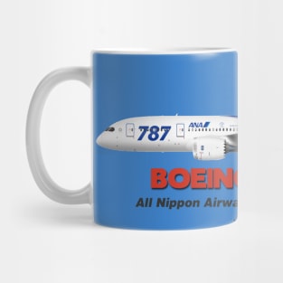 Boeing B787-8 - All Nippon Airways "Launch Colours" Mug